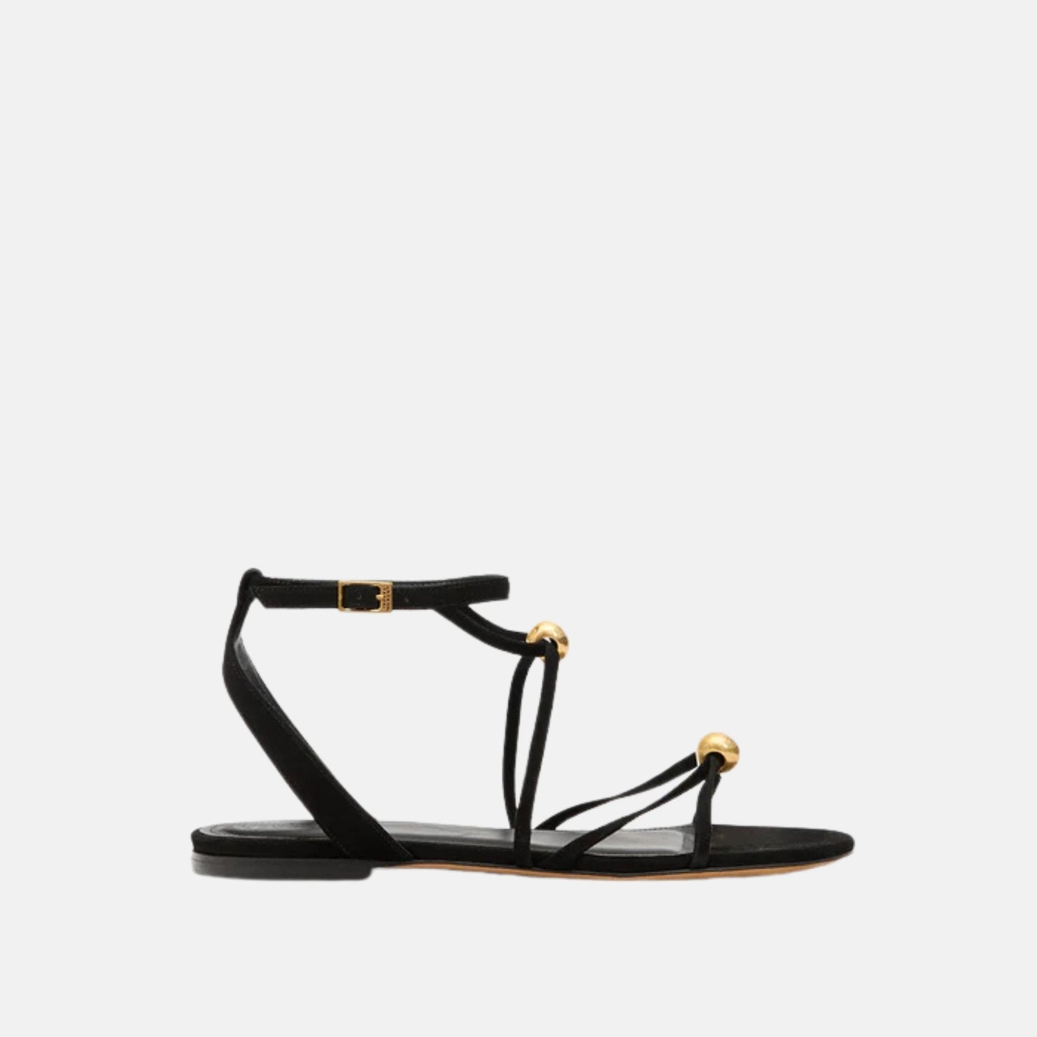 Aeza Flat Sandals In Suede Leather