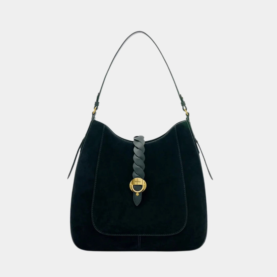 Altay Hobo Suede Calfskin Leather Bag