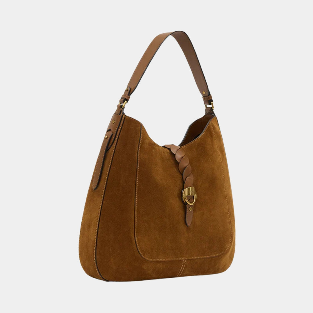 Altay Hobo Suede Calfskin Leather Bag