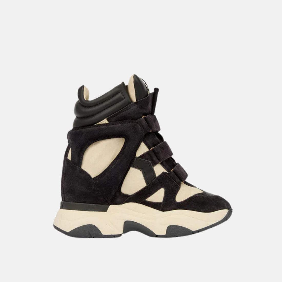 Balskee Wedge Sneakers In Suede Calfskin Leather