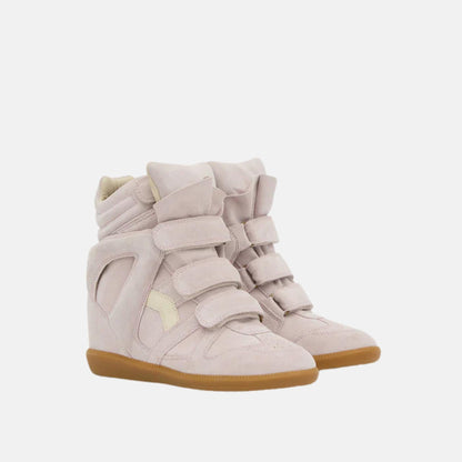 Bekett Leather Wedge Sneakers