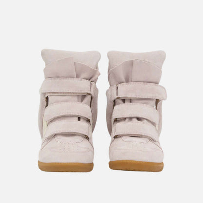 Bekett Leather Wedge Sneakers