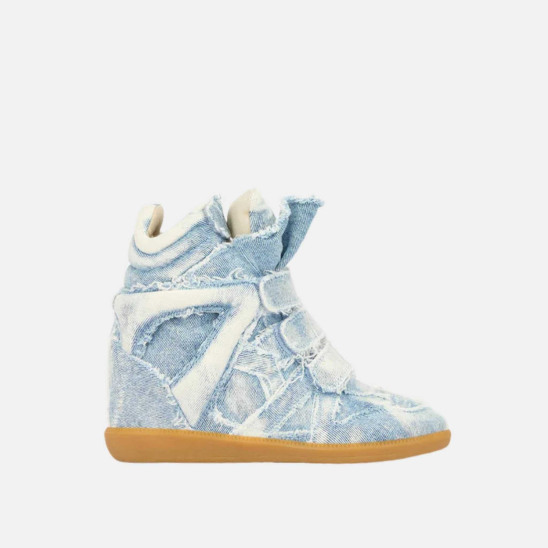 Bekett Wedge Sneakers In Denim