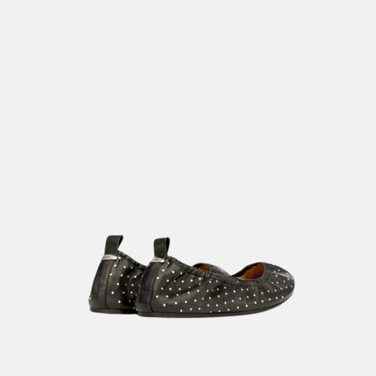 Belna Studded Leather Ballet Flats