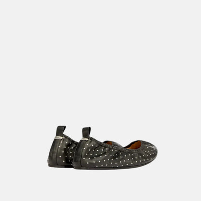 Belna Studded Leather Ballet Flats