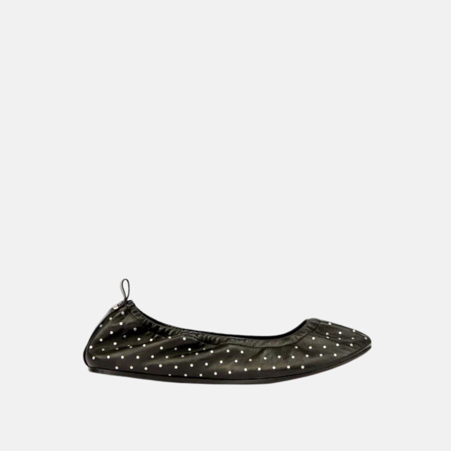 Belna Studded Leather Ballet Flats