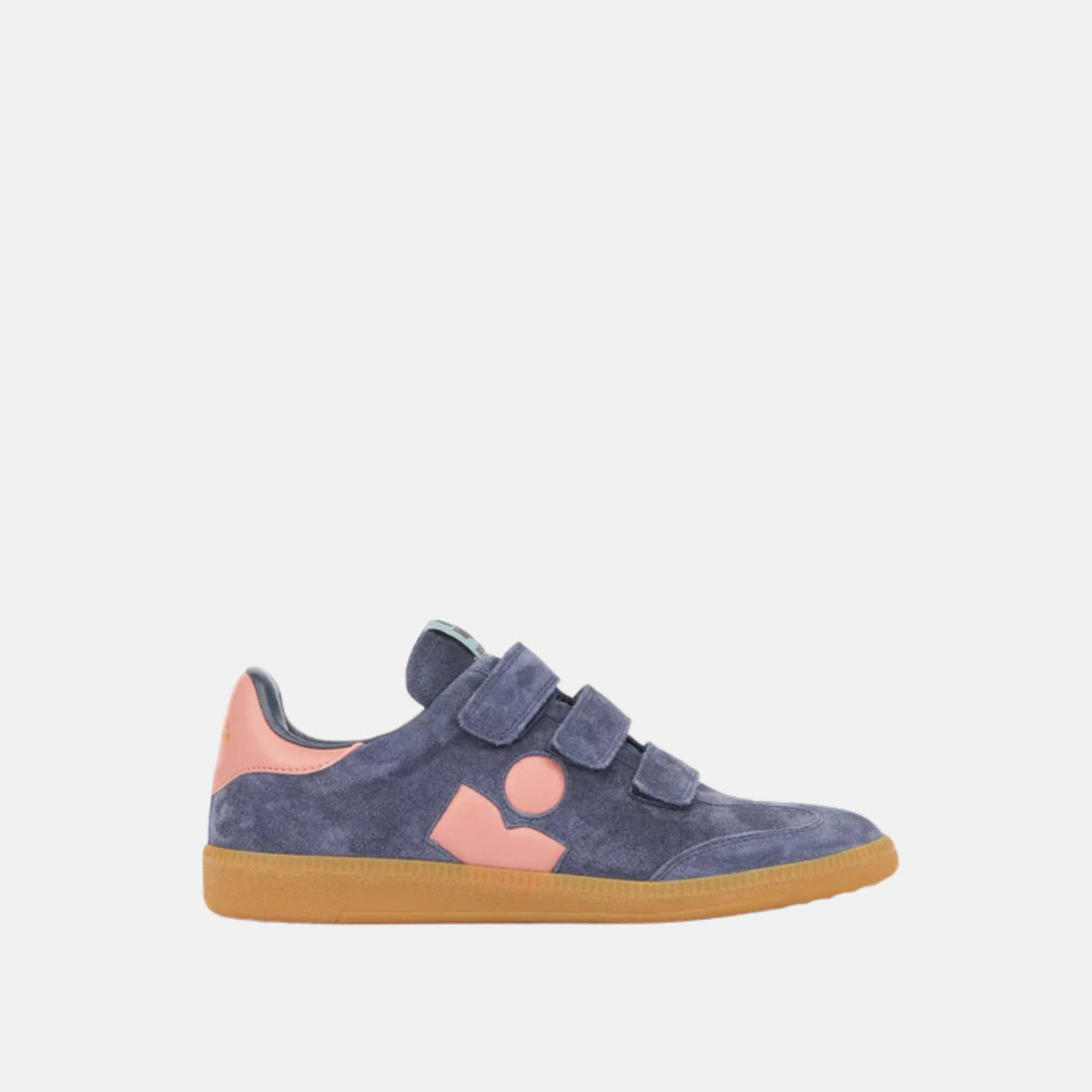 Beth Low Top Sneakers In Suede Calfskin Leather