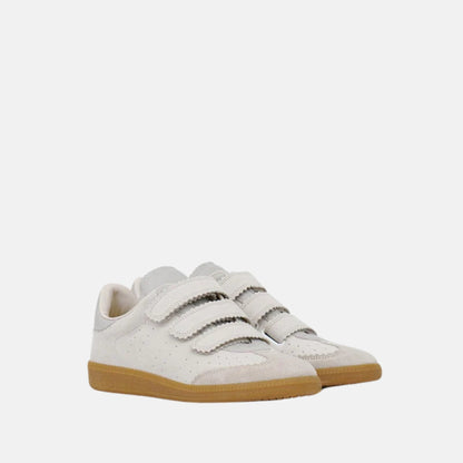 Beth Suede Calfskin Low-Top Sneakers