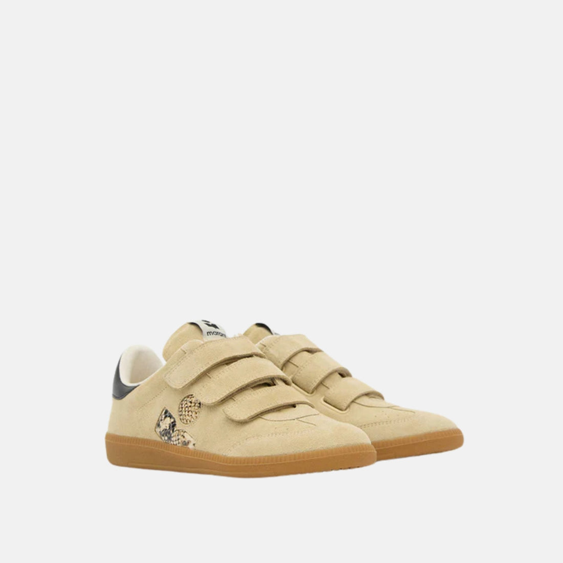 Beth Low Top Sneakers In Suede Leather