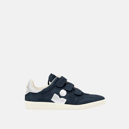 Beth Sneakers In Suede Calfskin With Velcro Straps