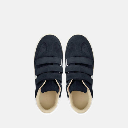 Beth Sneakers In Suede Calfskin With Velcro Straps