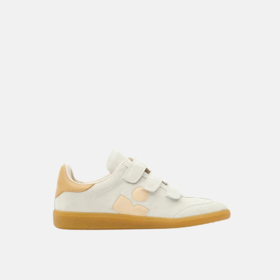 Beth Sneakers In Suede Calfskin With Velcro Straps