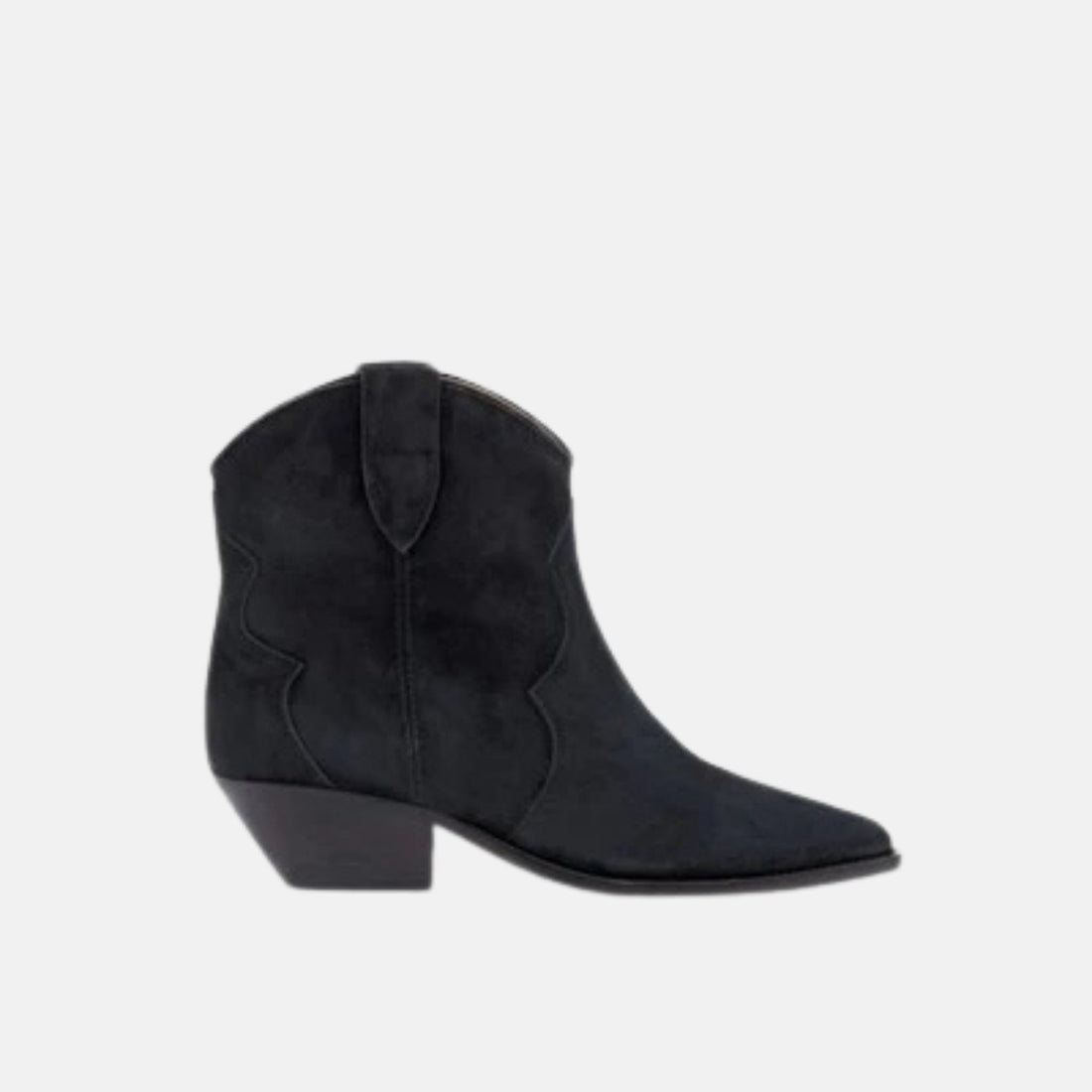 Dewina Cowboy Boots In Suede Calfskin Leather