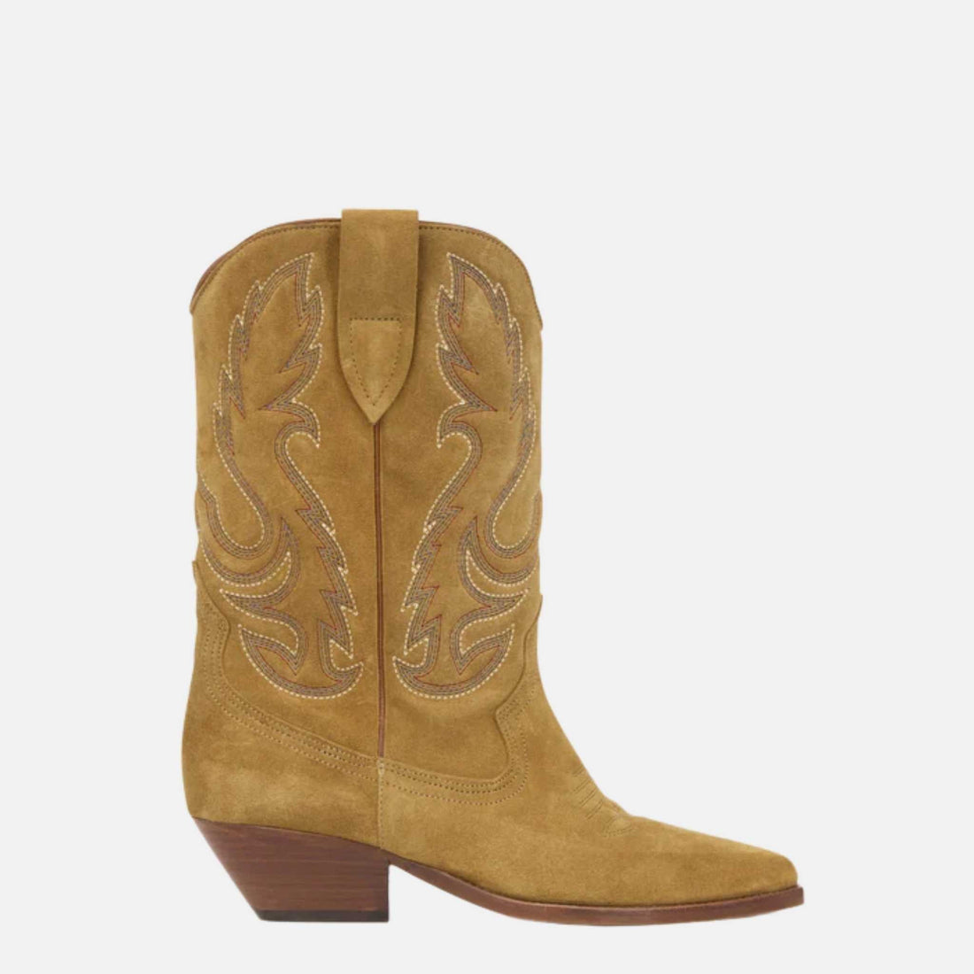 Duerto Cowboy Boots In Embroidered Suede Calfskin