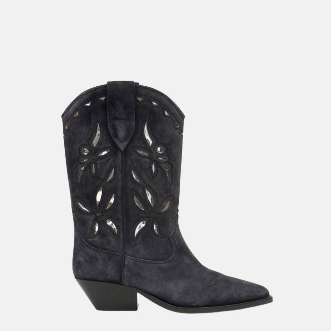 Duerto Cowboy Boots In Metallic Leather