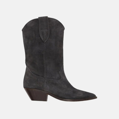 Duerto Suede Calfskin Leather Cowboy Boots