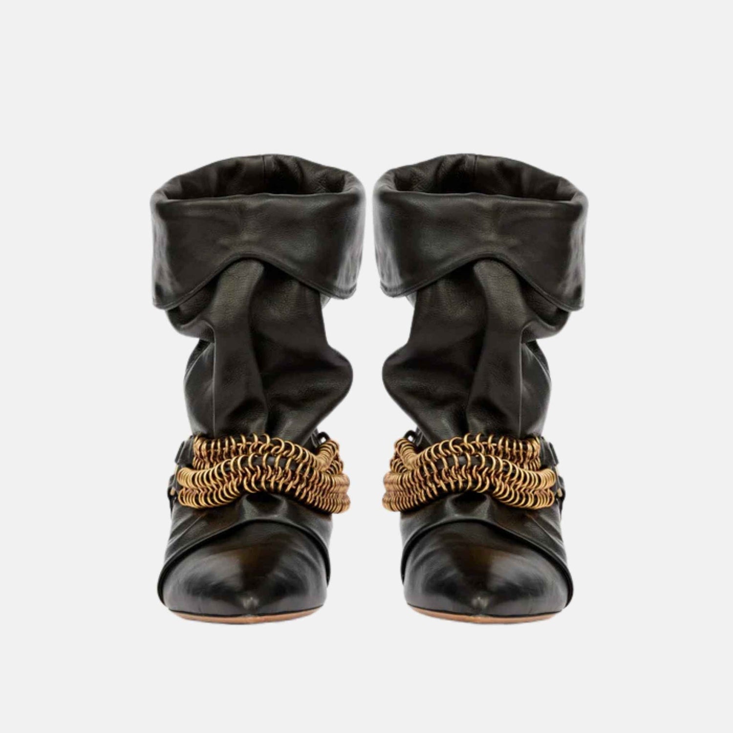 Edrik Draped Boots With Chains