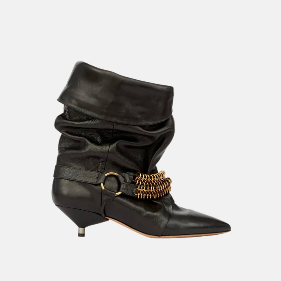 Edrik Draped Boots With Chains