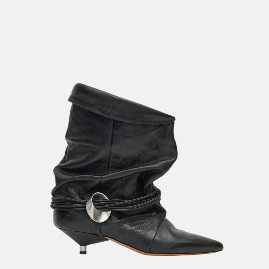 Edrika Draped Boots With Jewels