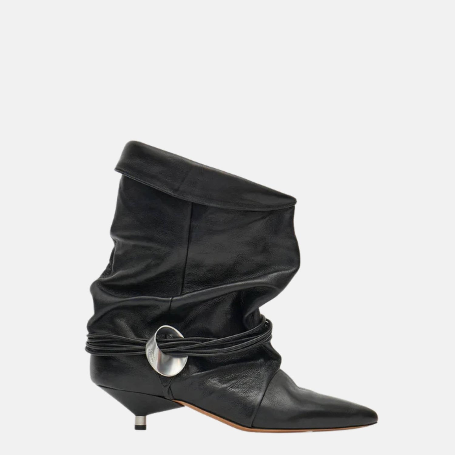 Edrika Draped Boots With Jewels
