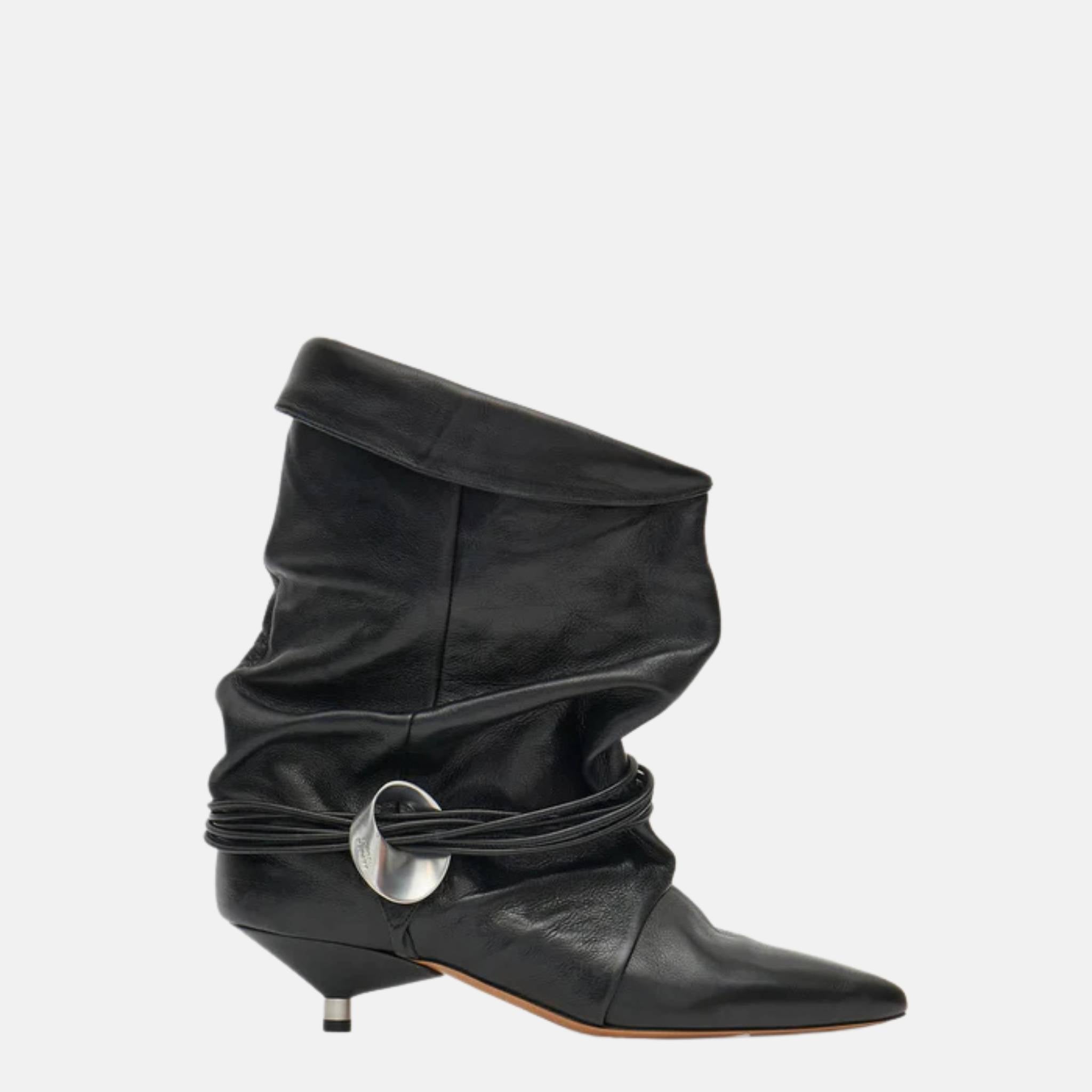 Edrika Draped Boots With Jewels