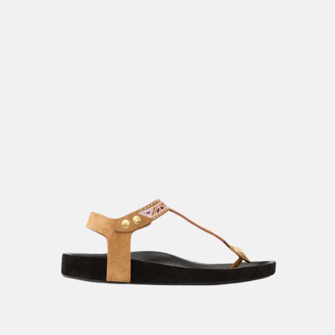 Enore Embroidered Leather Sandals