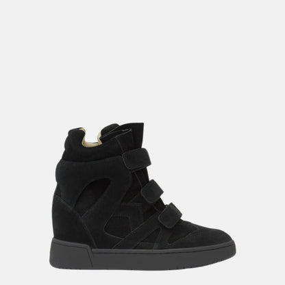 IM3 High Top Wedge Sneakers In Leather