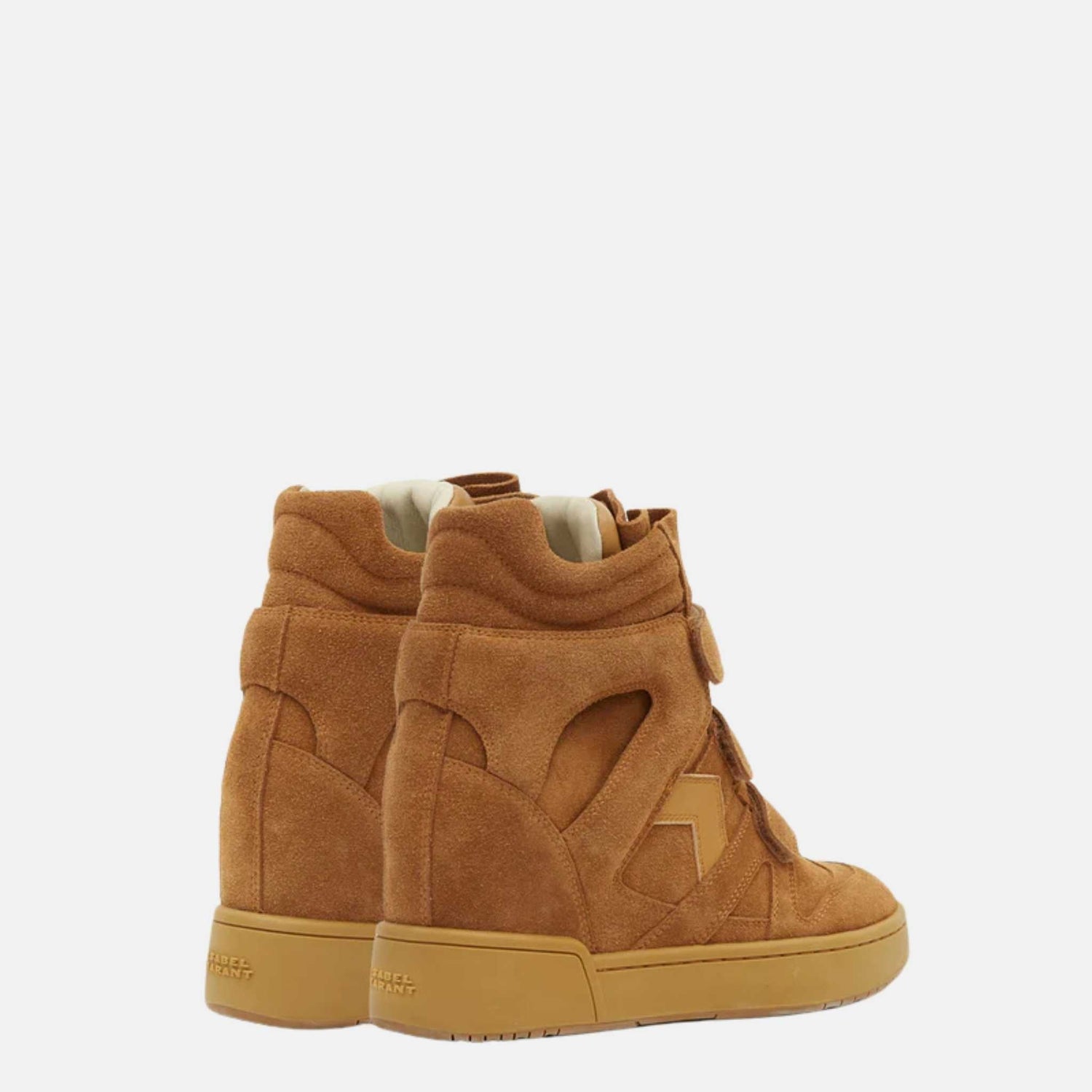 IM3 High Top Wedge Sneakers In Leather