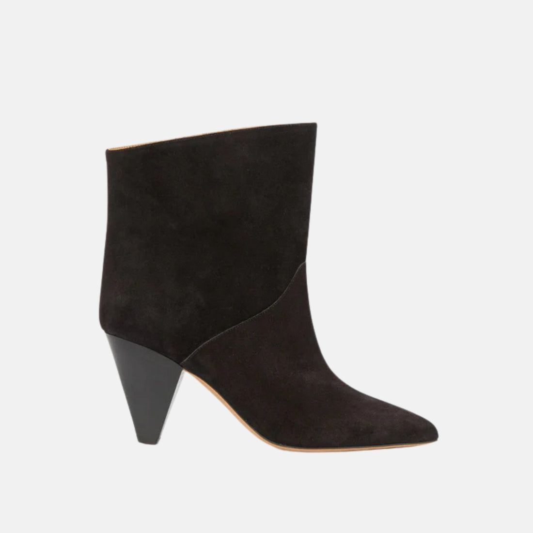 Loline Boots In Suede Calfskin Leather