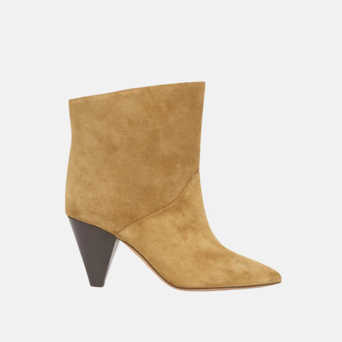 Loline Boots In Suede Calfskin Leather