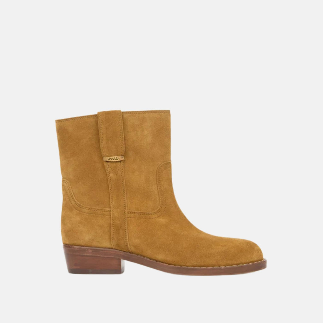 Lylie Camargue Boots In Suede Calfskin Leather
