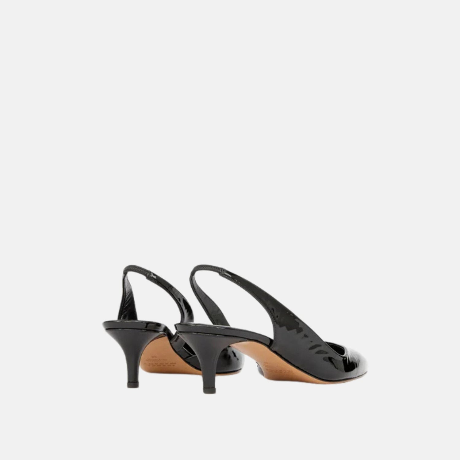 Padim Slingback Pumps In Patent Leather