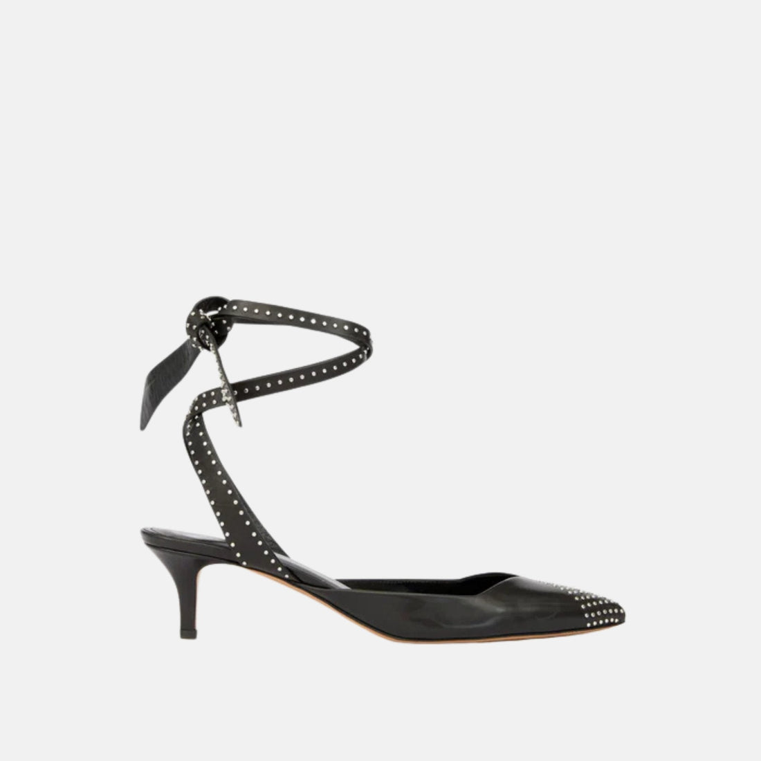 Pilvee Slingback Pumps In Studded Calfskin Leather