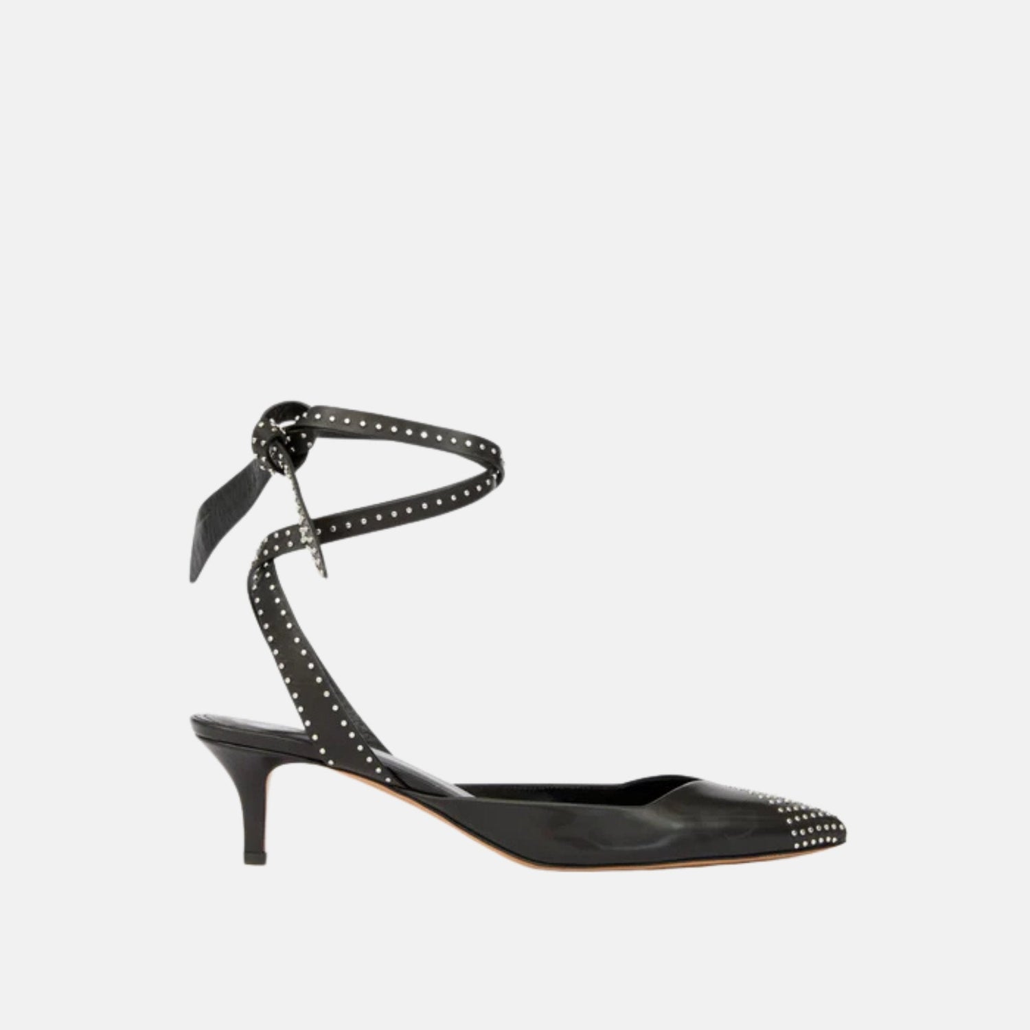 Pilvee Slingback Pumps In Studded Calfskin Leather