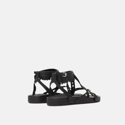 Silya Sandals In Full Grain Leather