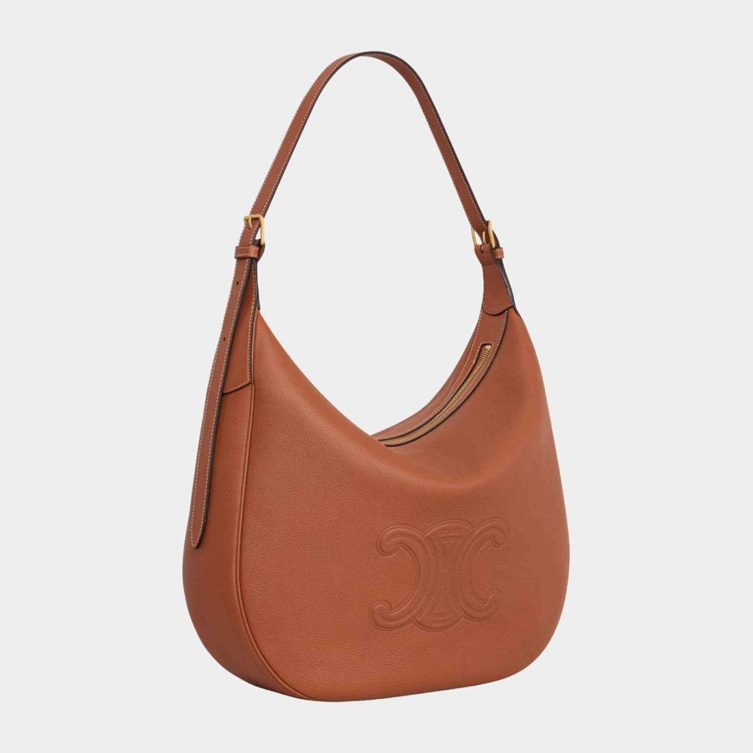 Large Heloise Cuir Triomphe Bag In Supple Calfskin Handbag
