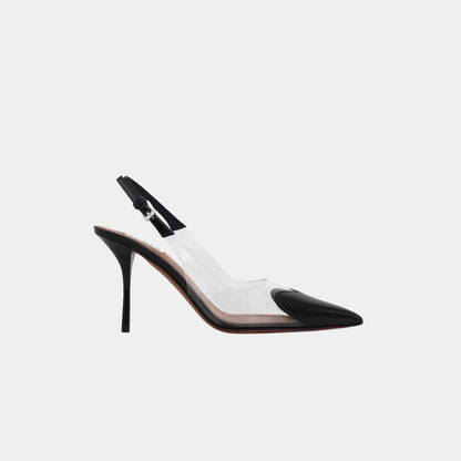 Le Coeur Slingbacks In Patent Lambskin