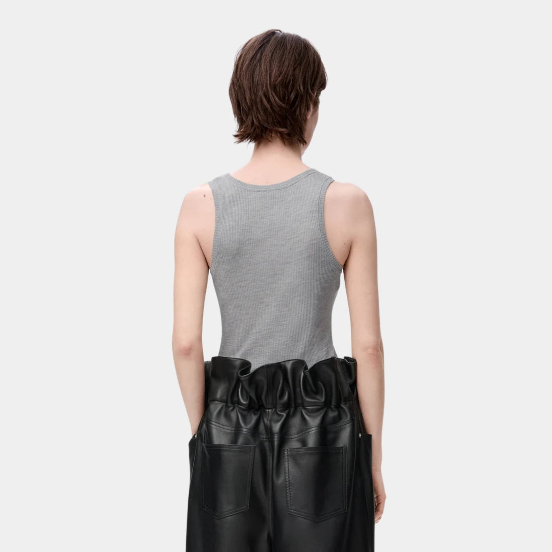 Anagram Tank Top in Silk