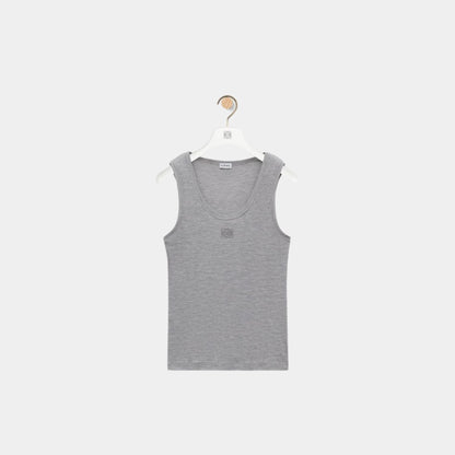 Anagram Tank Top in Silk