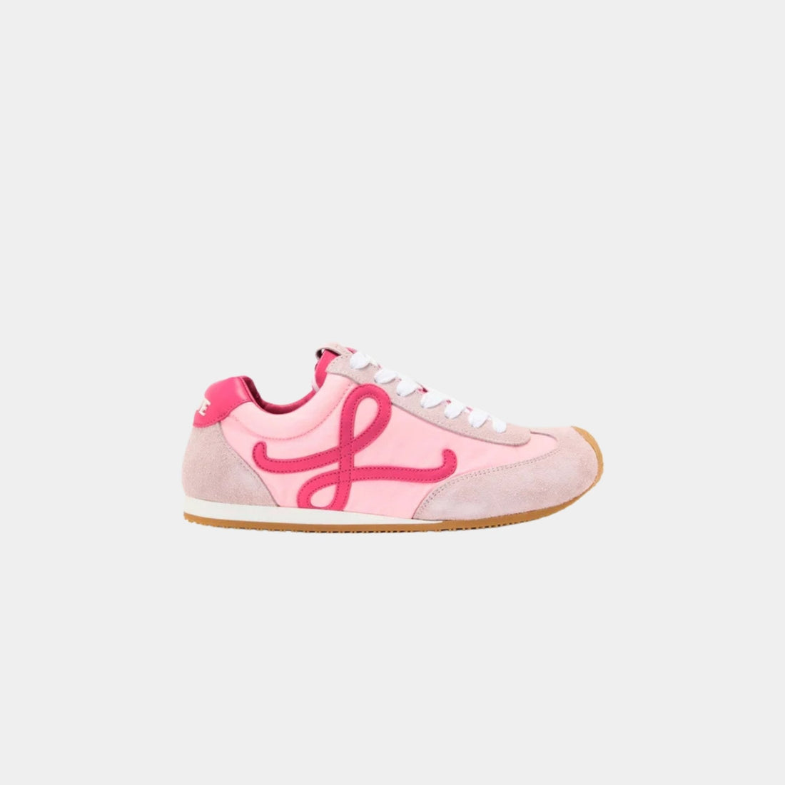 Ballet Runner 2.0 In Nylon And Calfskin
