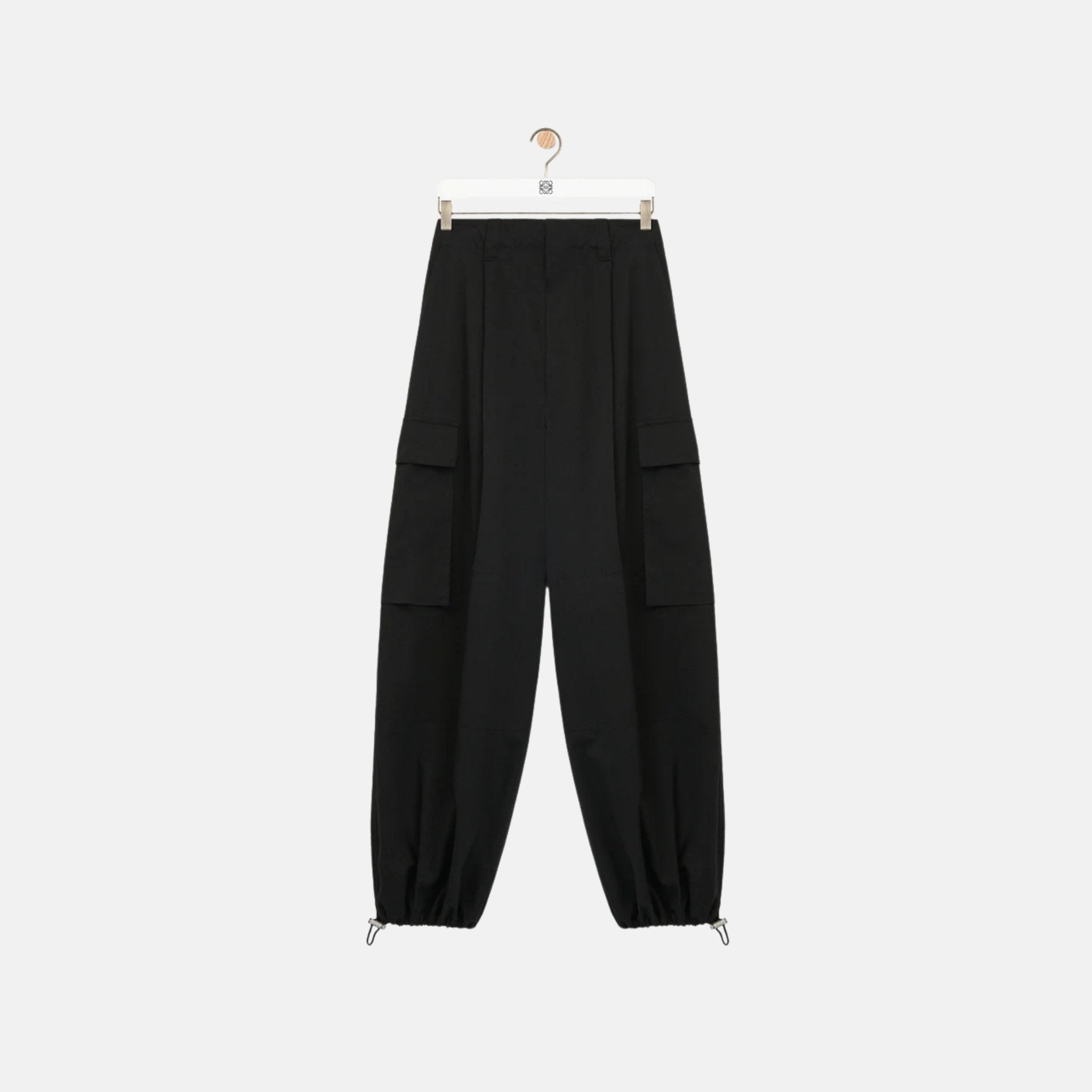Cargo Trousers In Cotton And Silk