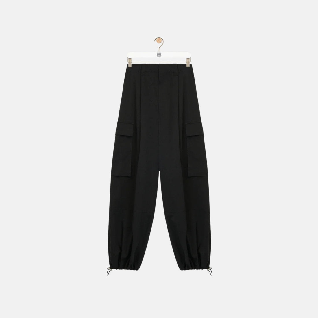 Cargo Trousers In Cotton And Silk