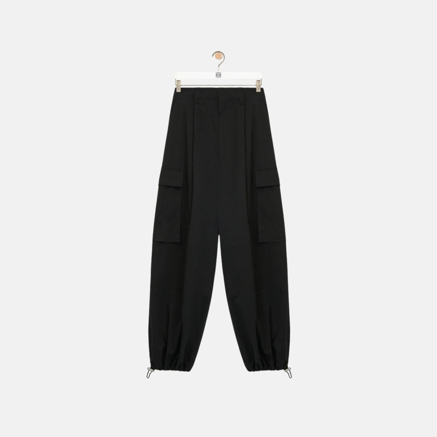 Cargo Trousers In Cotton And Silk