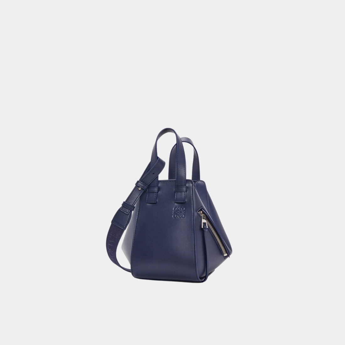 Compact Hammock Bag In Satin Calfskin