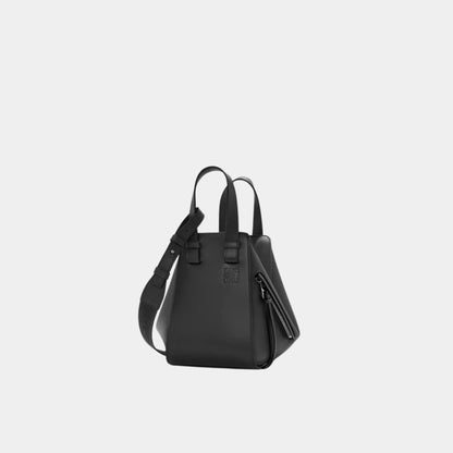 Compact Hammock Bag In Satin Calfskin