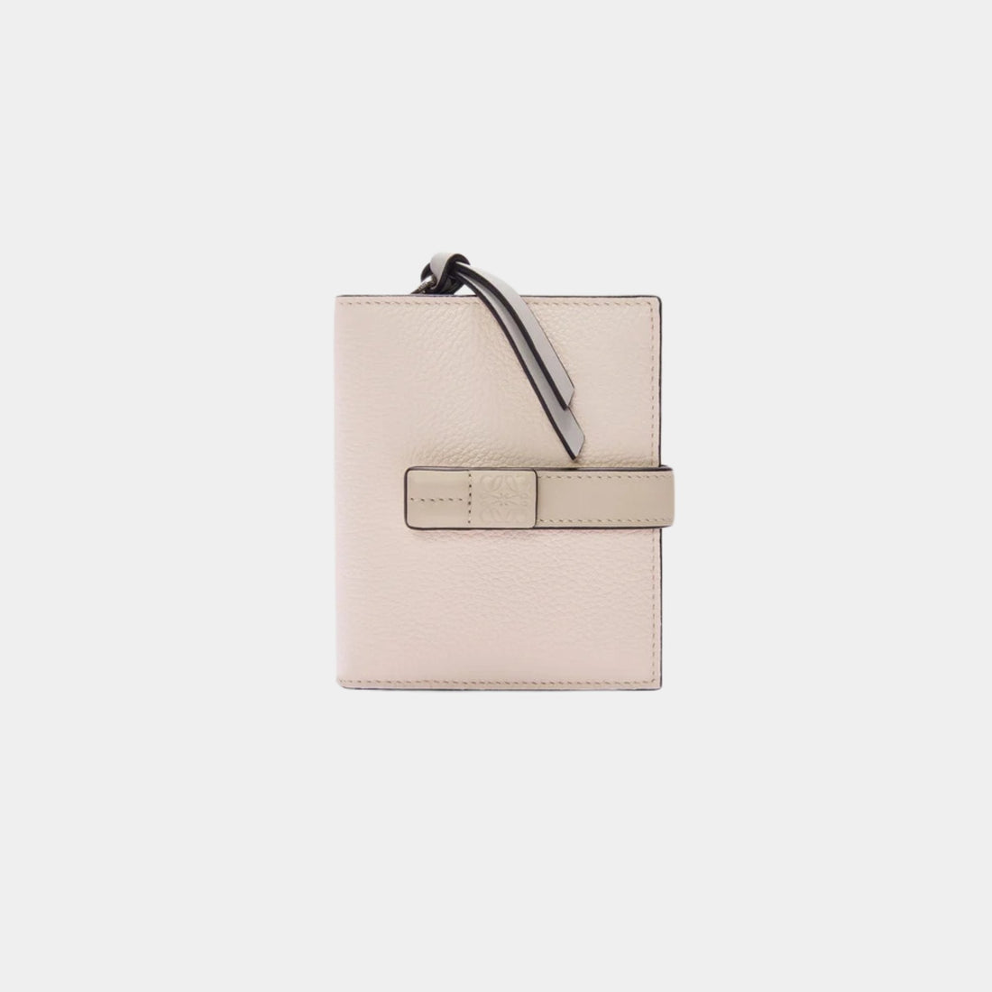 Compact Zip Wallet In Soft Grained Calfskin