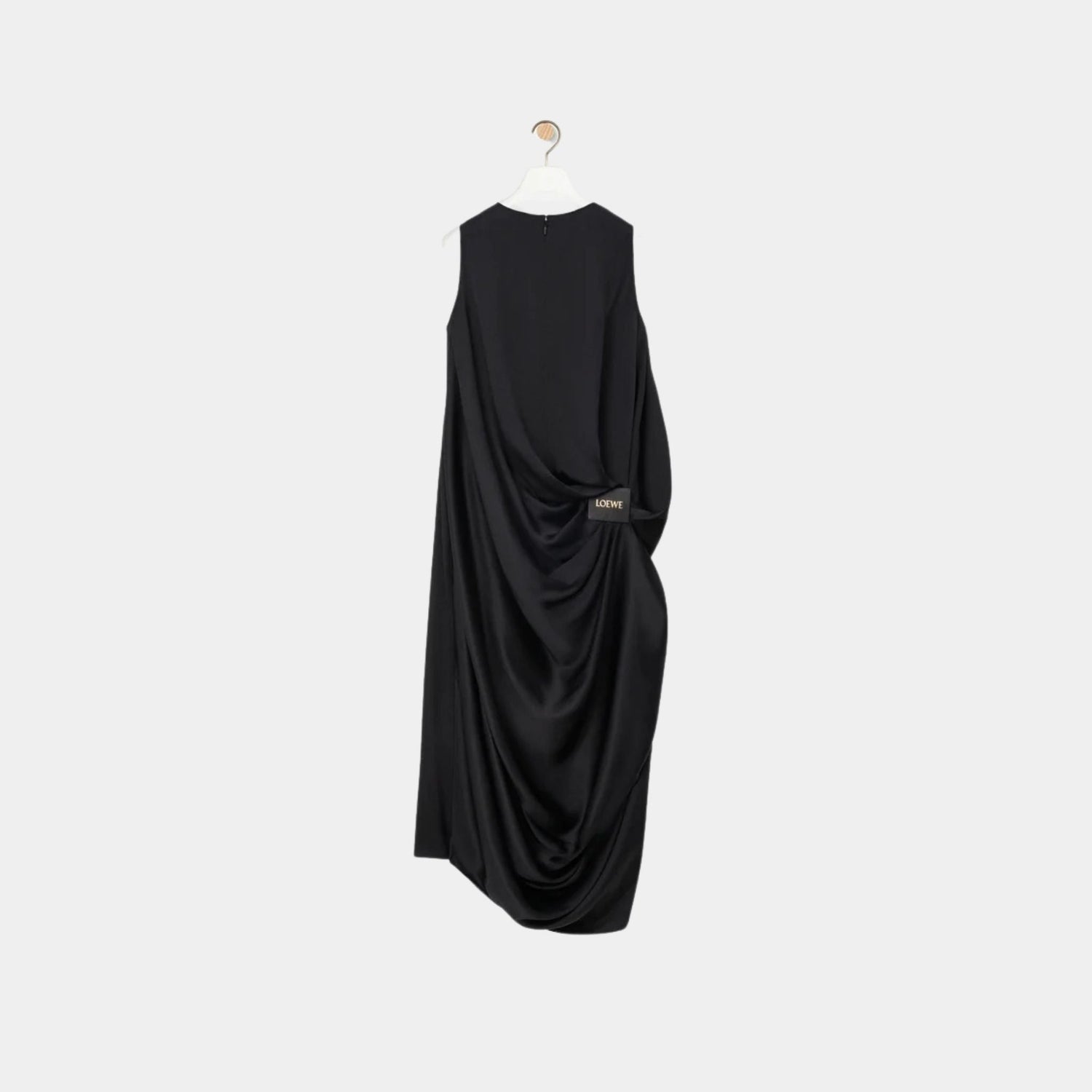 Draped Dress in Silk