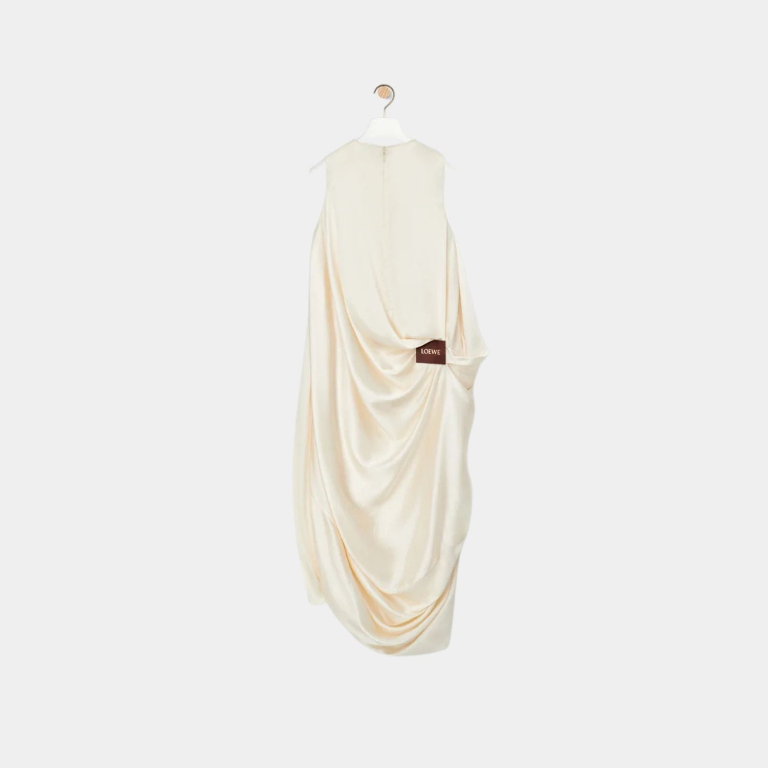 Draped Dress in Silk