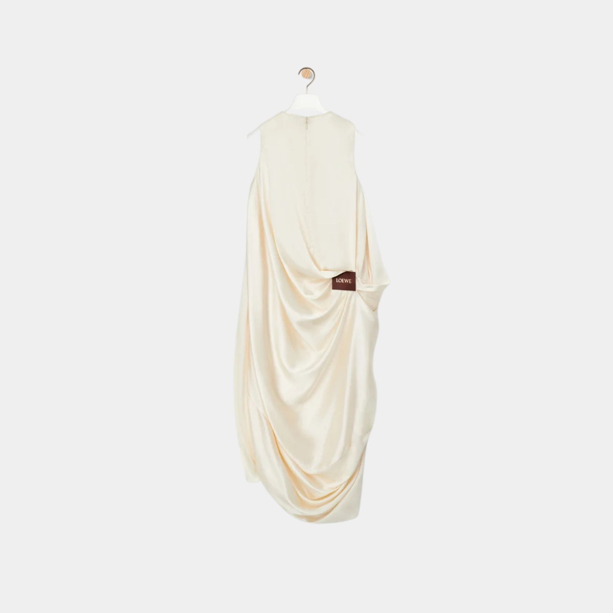 Draped Dress in Silk