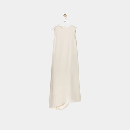 Draped Dress in Silk